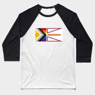 Newfoundland and Labrador Pride Radical Inclusion Equality Baseball T-Shirt